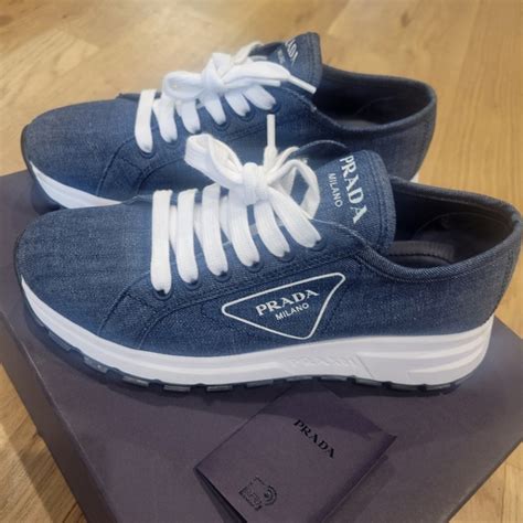 vendita sneakers prada|prada denim sneakers.